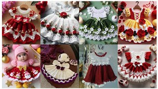 50+ So Beautiful Cute Crochet Hand knitting Flower Free Patterns Frock Trendy Ideas For Kids