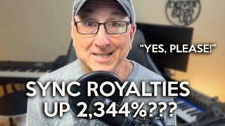 Our Sync Royalties Grew 2,344% in 2025 | OK, Maybe I Was Wrong About Upfront Sync Royalties...