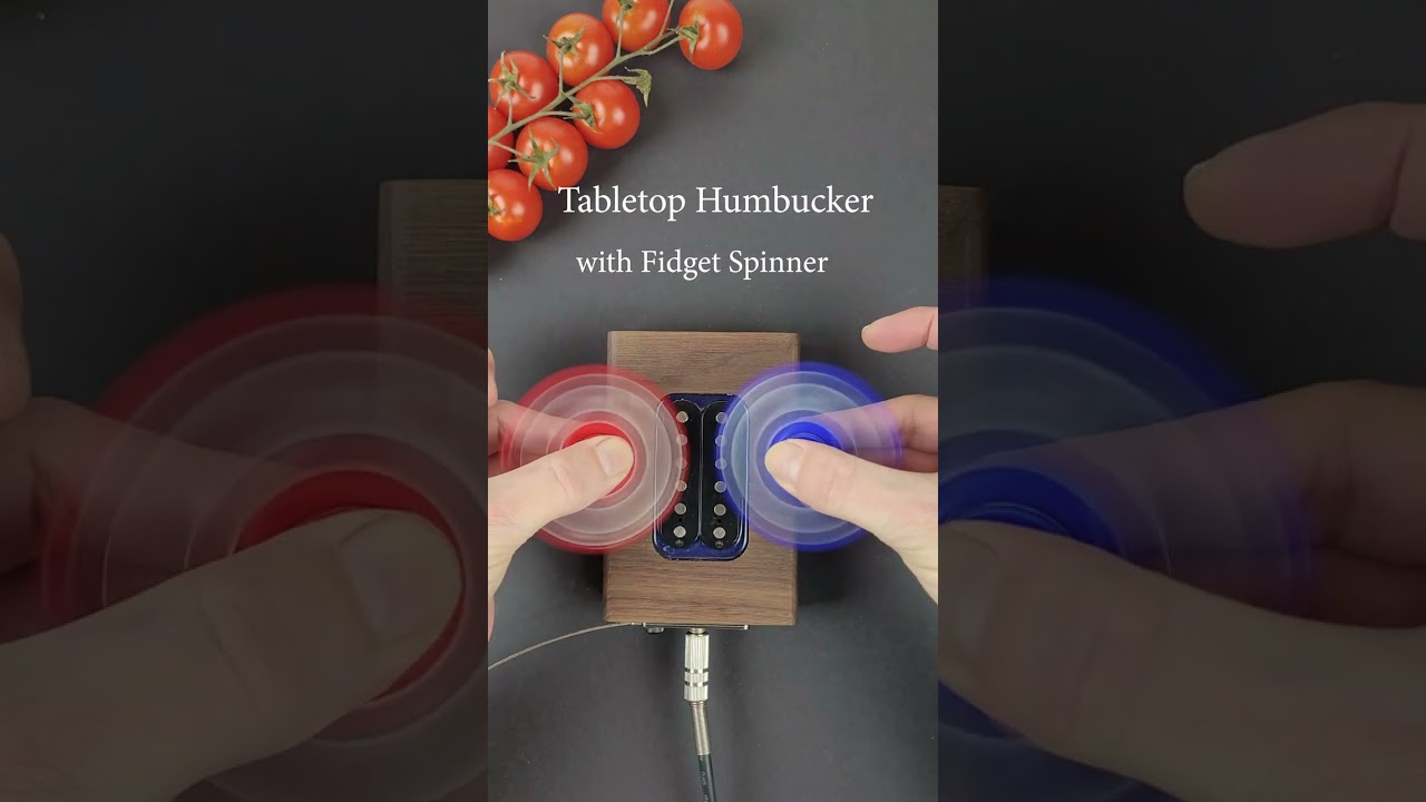 Tabletop Humbucker with Fidget Spinner