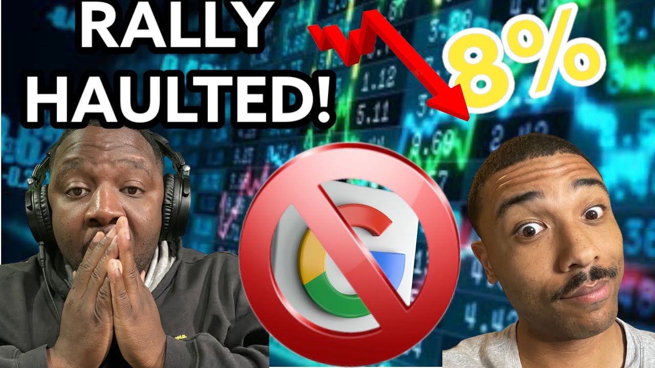 GOOGLE STOCK TANKS! MARKET RALLY HAULTED! CCX BLAST THROUGH .1O! stockmarket nft 
