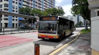 SG1699R(WLDEP) On Service 967 At Woodlands Avenue 1. Mercedes-Benz O530 Citaro Batch 3 SMRT