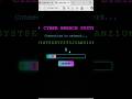 I Built a Hacker Screen in HTML  (Password Cracking Animation) Nexacode | #coding #programming #html