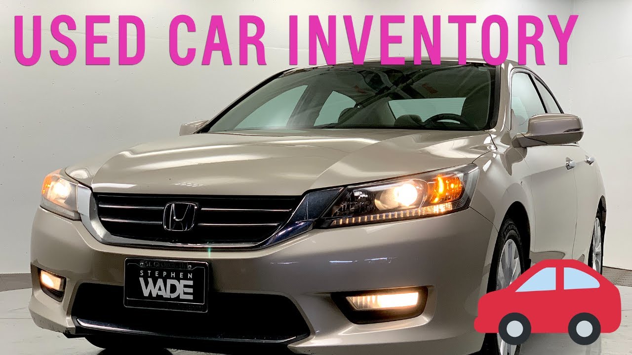 St. USED CARS 2013 Honda Accord EX 27/36 City/Highway MPG