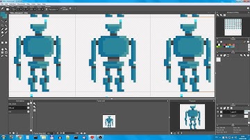 Little Robot Animation Timelapse(Pyxel Edit)