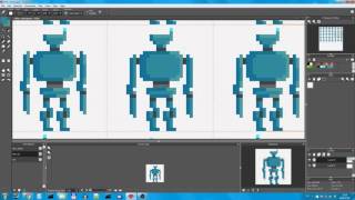 Little Robot Animation Timelapse(Pyxel Edit)