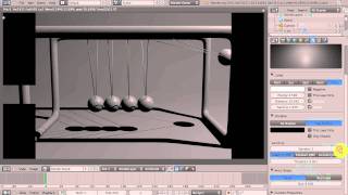 Blender tutorial: Newtons Cradle Part 2
