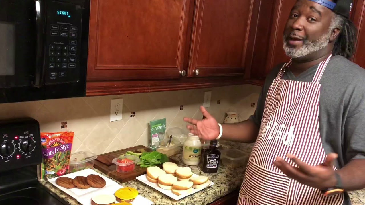Gourmet Vegan Burgers by Chef DRich - YouTube