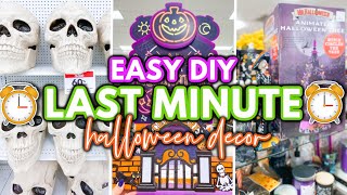 LAST MINUTE DIY HALLOWEEN DECOR || easy halloween decoration ideas + halloween clearance