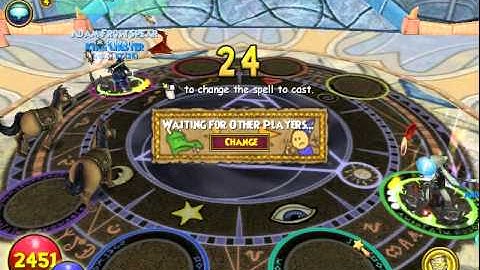 wizard101 1v1 PVP polymorph fight (7/13/11) hunter vs adam