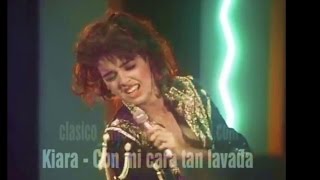 Kiara "Con Mi Cara Tan Lavada" 1990 (presentación TV) chords