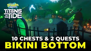 Bikini Bottom - All Chests & Side Quests Location | SpongeBob SquarePants Titans of the Tide