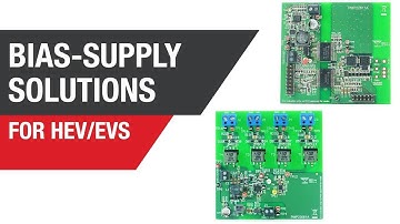 Bias-supply solutions for HEV/EVs demo