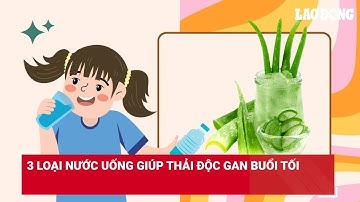 3 loại nước uống giúp thải độc gan buổi tối | Báo Lao Động