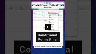 BEST SHORTCUT | Conditional Formatting EXCEL | TAMIL | Lookup Online Computer Education #excel #tips