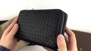 Клатч две молнии плетеная кожа Bottega Veneta-117826 - Видео от Berrybags.ru