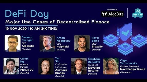 HK Blockchain Week 2020 - Panel: DeFi Day: Major Use Cases of DeFi