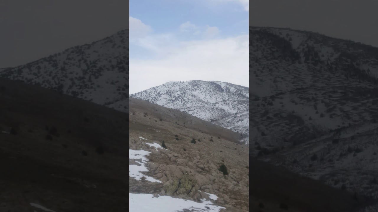 Tomarza kızılören köyü manzara