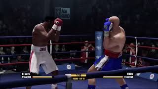 Tyson Fury Vs Lennox Lewis how it would look like fight night champion