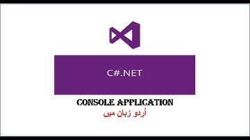 C# Tutorial For Beginners in Hindi/Urdu - Reading and writing to a console | 2017 | Lec 02