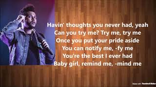 The Weeknd - Try Me  (Lyrics) Resimi