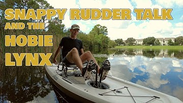 Working the Hobie Mirage LYNX rudder