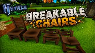 Hytale - How to make Breakable Chairs and Furniture Blocks using Asset Editor and #blockbench Guide