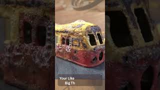 Restoring a Rusty vintage train | Satisfying Restoration #rustremoval #satisfying #vintage