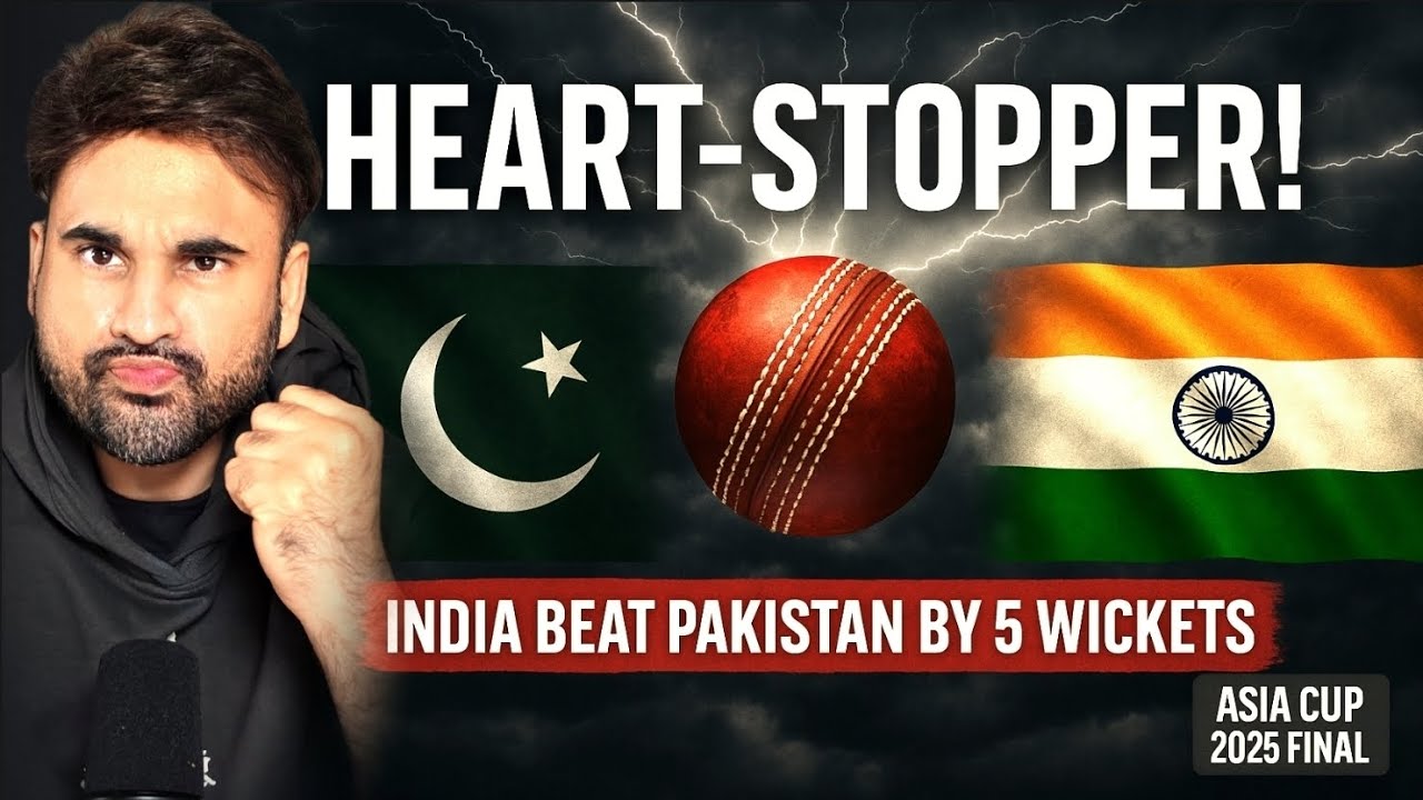 India Beat Pakistan in Asia Cup 2025 Final | 5-Wicket Thriller | Full ...