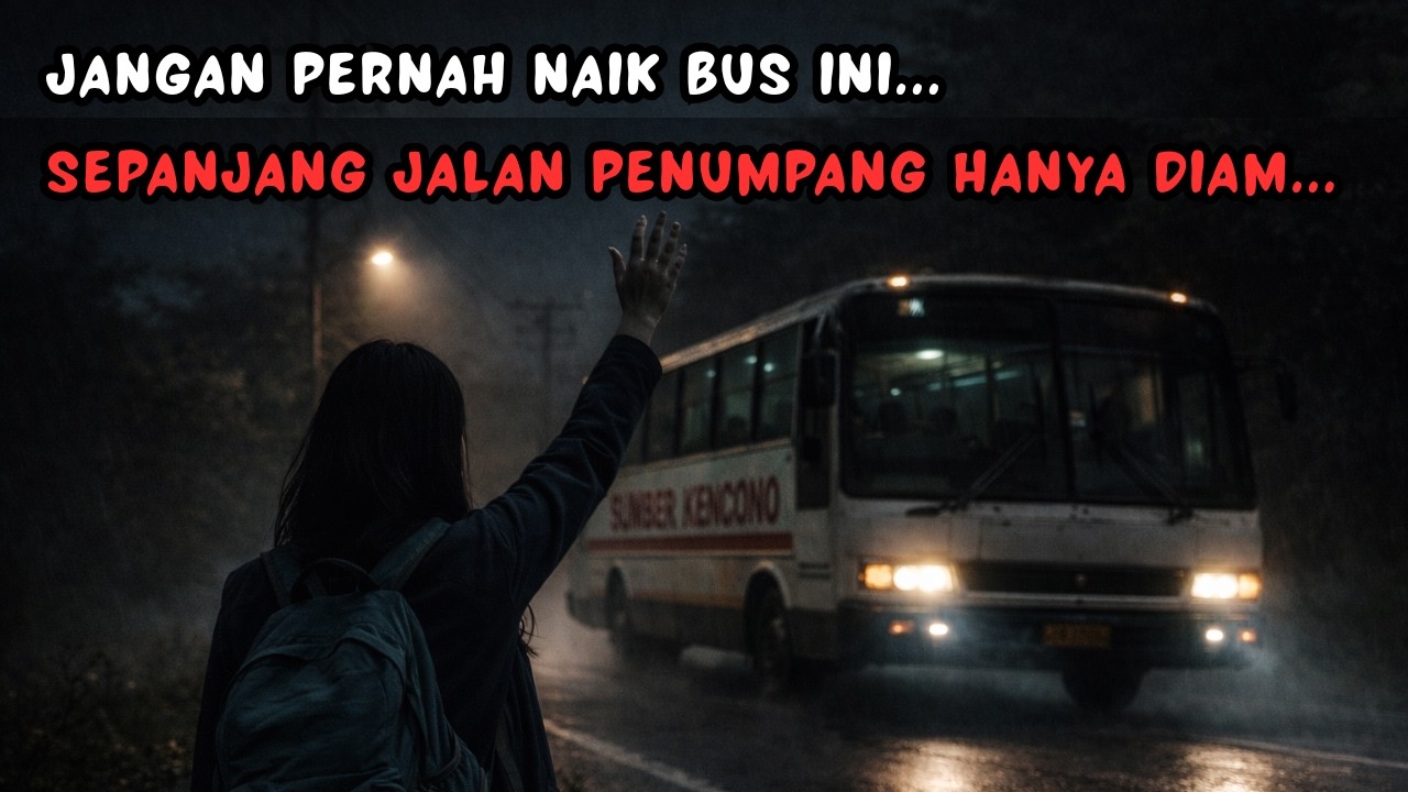 KISAH NYATA‼️MAHASISWI UNESA TAK SADAR NAIK BUS HANTU, SEMUA WAJAH PENUMPANGNYA PUCAT DAN DINGIN‼️