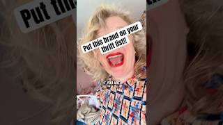 Put this brand on your thrift list! #thrift #reseller #sidehustle
