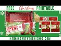 Free Merry Grinchmas Custom Party Favors  Rice Krispies Treats Template| Christmas Printables