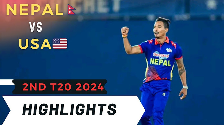 Nepal🇳🇵 Vs  USA🇺🇲  2nd T20 MATCH HIGHLIGHTS || NEPAL VS USA NEPAL WON IN SUPER OVER