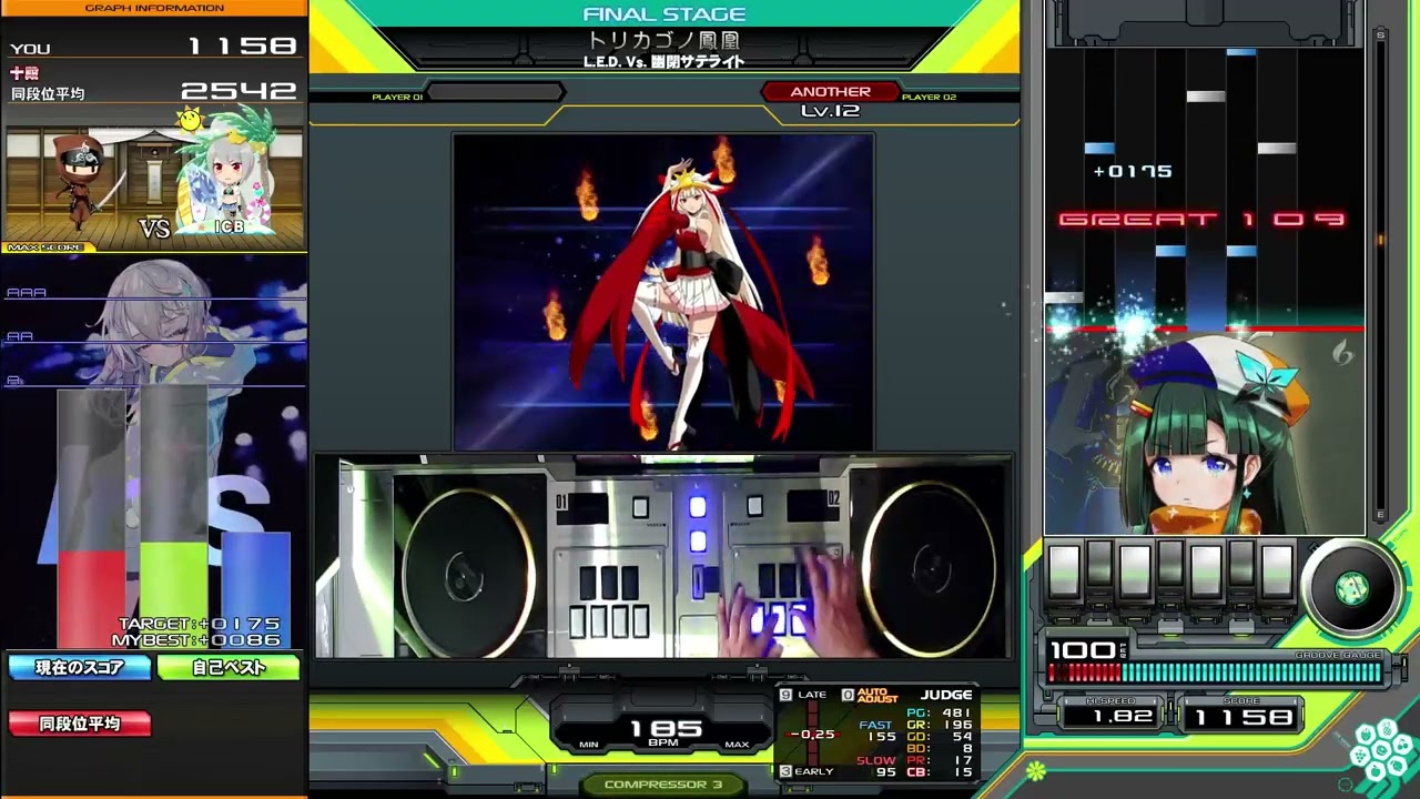 じゃれねこ『5月☆11 鳳凰』 beatmania IIDX】トリカゴノ鳳凰 / L.E.D. Vs. 幽閉サテライト - YouTube