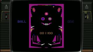 Midnight Magic (1986) Atari 2600 Gameplay | Classic Retro Pinball Action