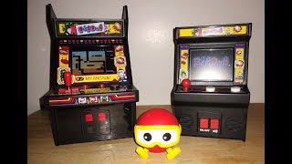Dig Dug My Arcade vs Basic Fun mini arcade comparison