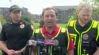 Officials provide update on large fire at Mt. Juliet apartment complex