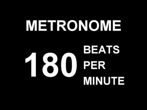180 beats per minute metronome