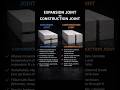 Expansion Joint vs Construction Joint | Difference in Civil Engineering | Concrete Joints Explained