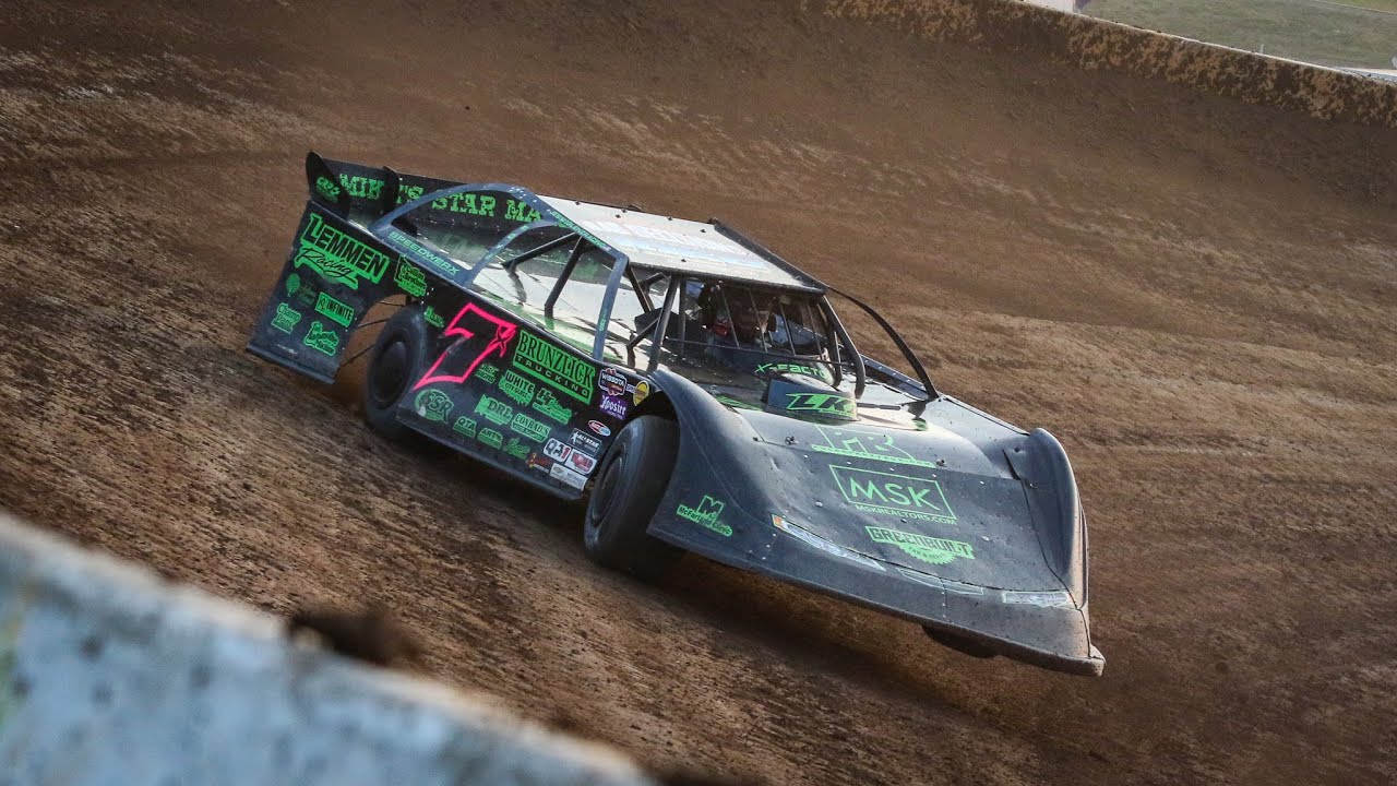 360° Race Action - Jesse Glenz: Late Model Heat Race - The Masters at Cedar Lake Speedway | Night 2