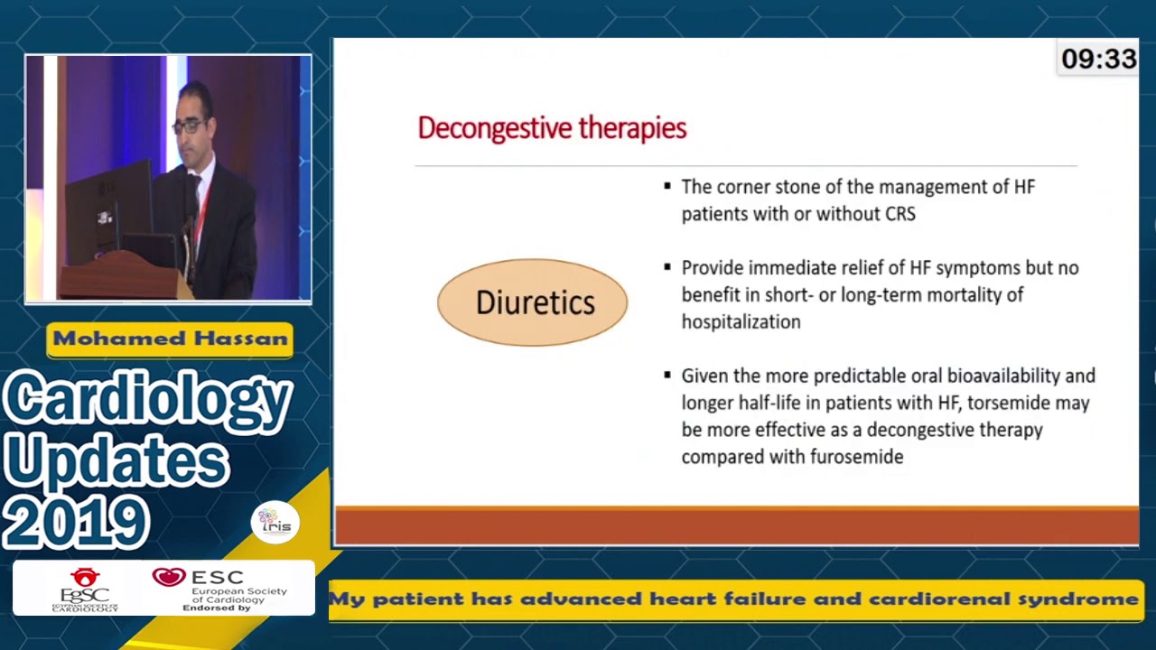 My patient has advanced heart Failure and Cardio Renal Syndrome   Prof  Mohamed Hassan