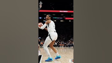 quick 🪣 for A! #ALLINLV #LVAces #WNBA