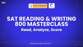 🎓 SAT Reading & Writing 800 Masterclass: Read, Analyze, Score