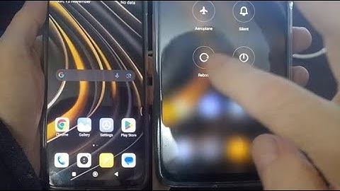 How to reboot Poco M3 without power button