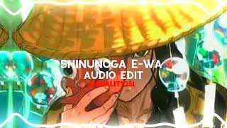 Shinunoga E-Wa - Fujii Kaze Edit Audio