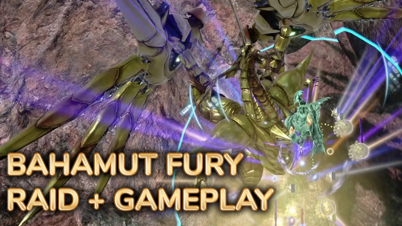 [FF7FS] Bahamut Fury Raid + Gameplay 031822