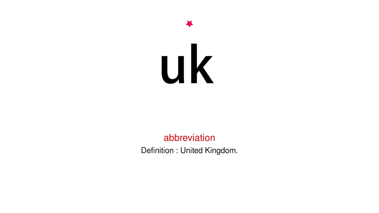 How to pronounce uk Vocab Today YouTube