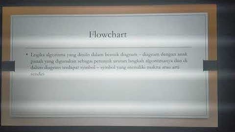Algoritma Pemrograman (deskriptif, flowchart, pseudocode)
