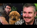 Hasan&#39;s Puppy Meets The H3 Crew (Very Cute)