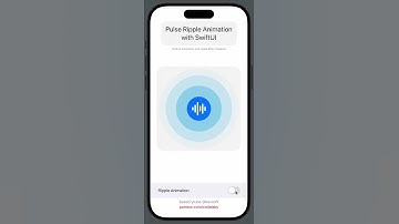 Pulse Ripple Animation with SwiftUI