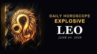 Leo Astrology Forecast ♌ THE CELESTIAL DANCE OF ✨ (June 04, 2026)
